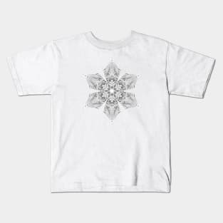 Crystal Snowflake Kids T-Shirt